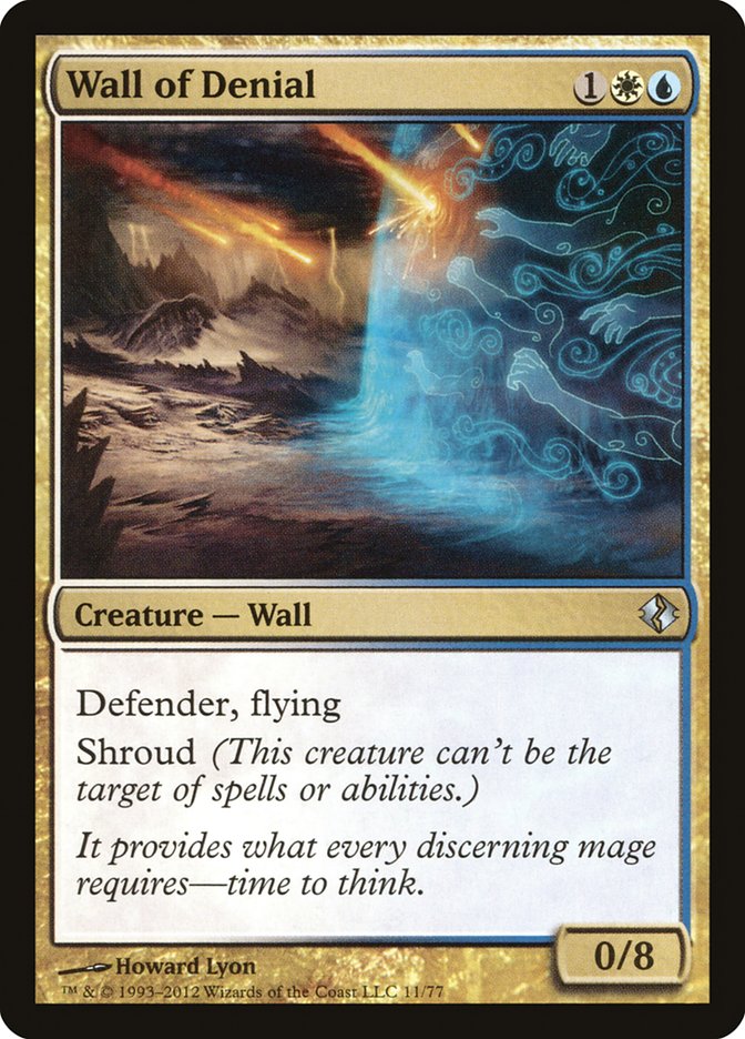 Wall of Denial [Duel Decks: Venser vs. Koth] | Lots Moore NSW