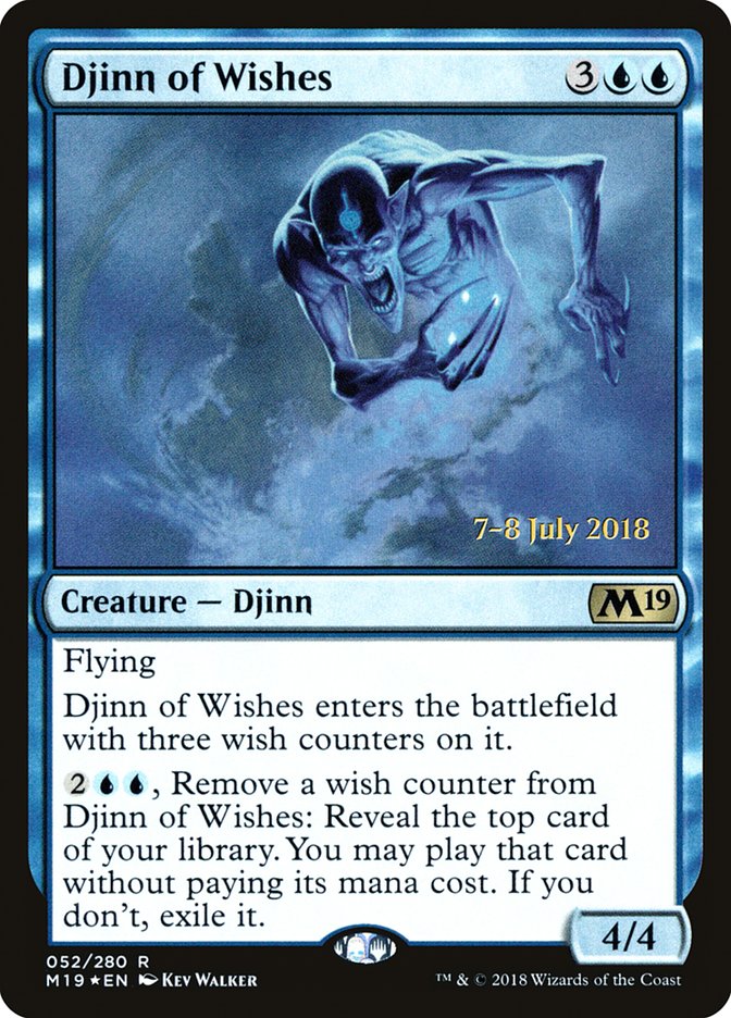 Djinn of Wishes [Core Set 2019 Prerelease Promos] | Lots Moore NSW