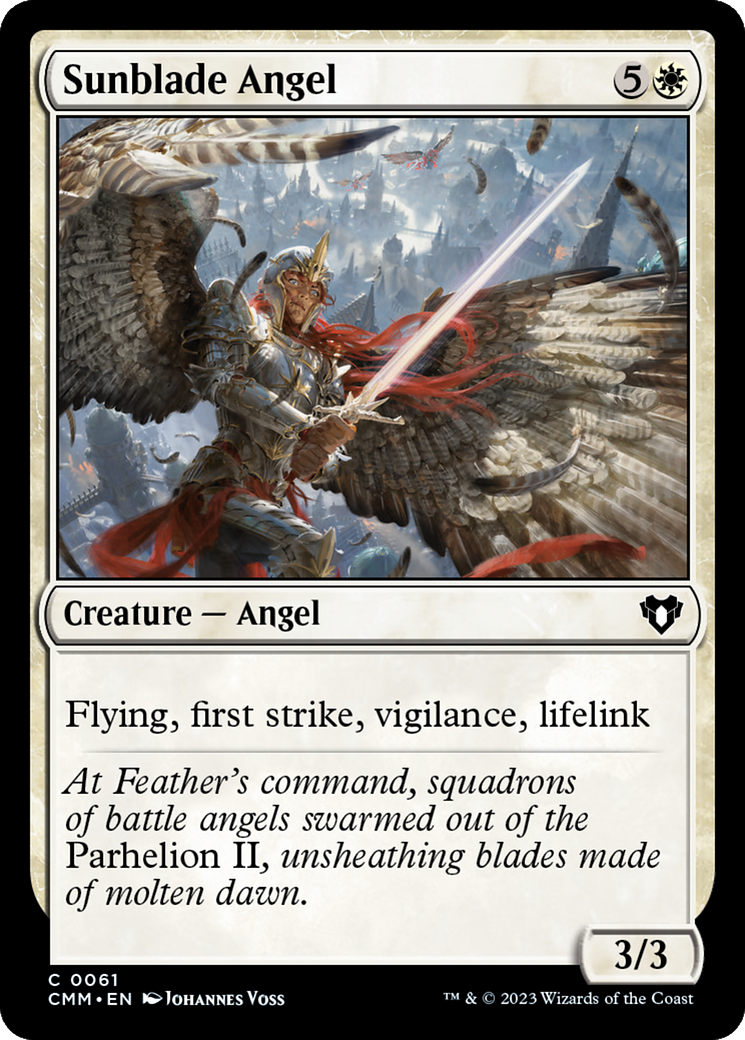 Sunblade Angel [Commander Masters] | Lots Moore NSW