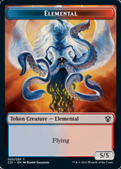 Elemental (020) // Copy Double-Sided Token [Commander 2021 Tokens] | Lots Moore NSW