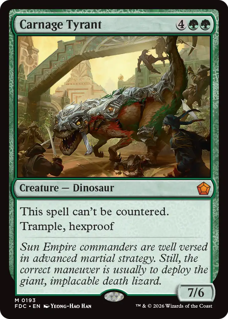 Carnage Tyrant [Foundations Commander] | Lots Moore NSW