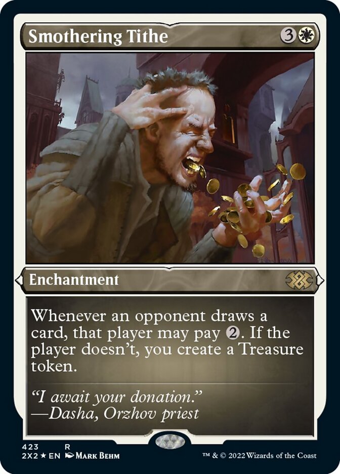 Smothering Tithe (Foil Etched) [Double Masters 2022] | Lots Moore NSW