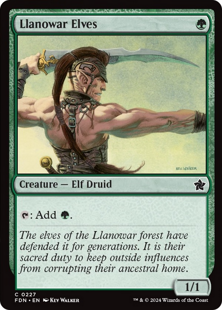 Llanowar Elves [Foundations] | Lots Moore NSW