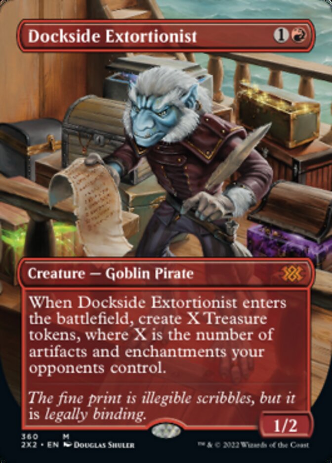 Dockside Extortionist (Borderless Alternate Art) [Double Masters 2022] | Lots Moore NSW