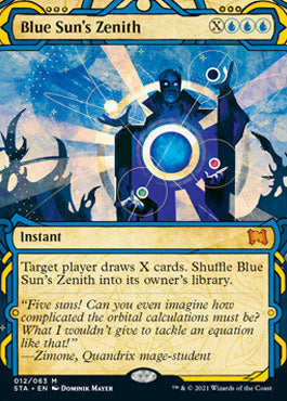 Blue Sun's Zenith (Foil Etched) [Strixhaven: School of Mages Mystical Archive] | Lots Moore NSW