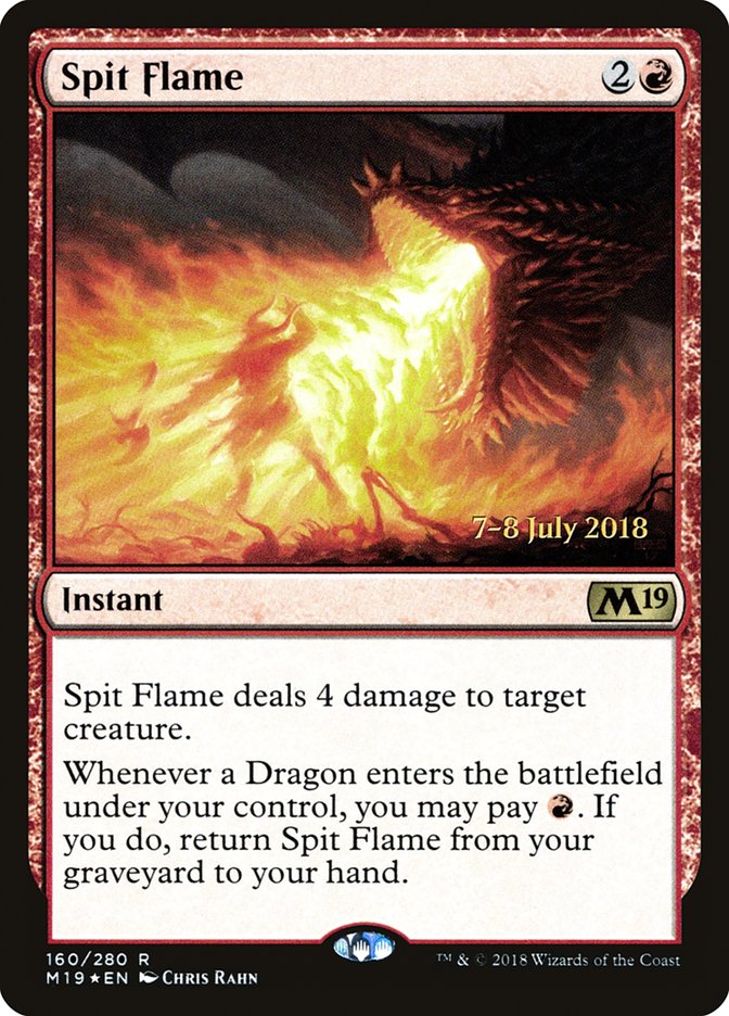 Spit Flame [Core Set 2019 Prerelease Promos] | Lots Moore NSW