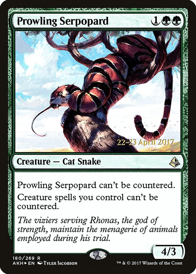 Prowling Serpopard [Amonkhet Prerelease Promos] | Lots Moore NSW