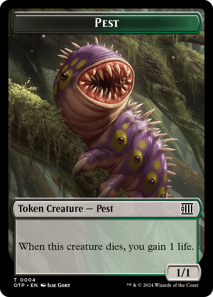 Pest Token [Outlaws of Thunder Junction: Breaking News Tokens] | Lots Moore NSW