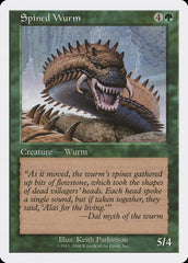 Spined Wurm [Media Promos] | Lots Moore NSW