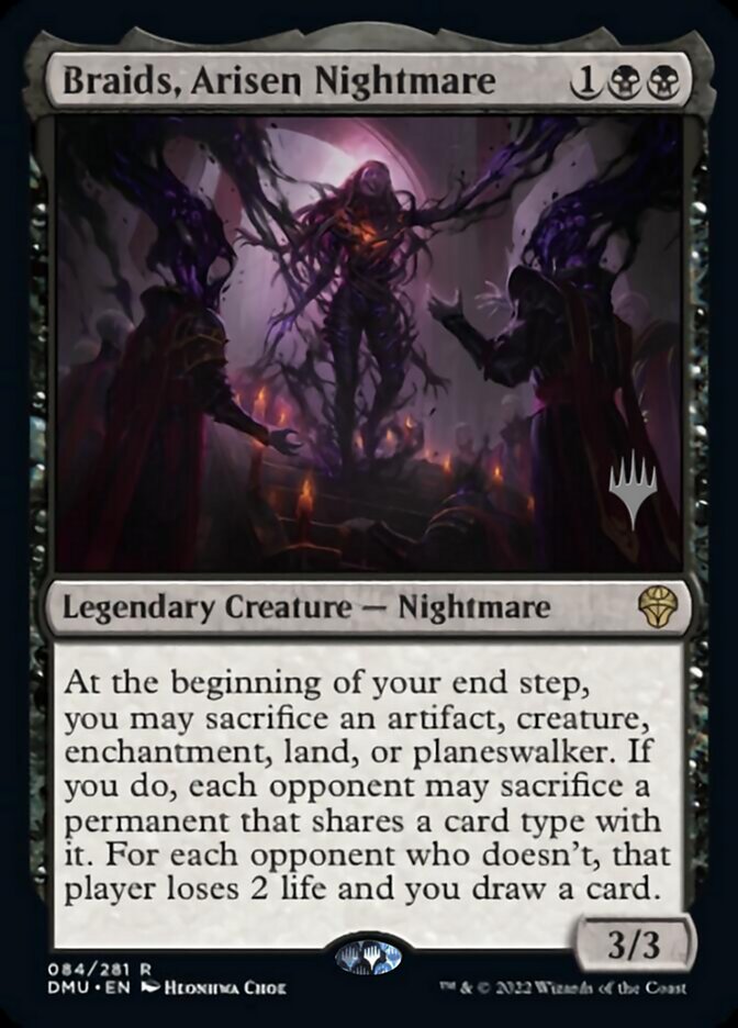 Braids, Arisen Nightmare (Promo Pack) [Dominaria United Promos] | Lots Moore NSW