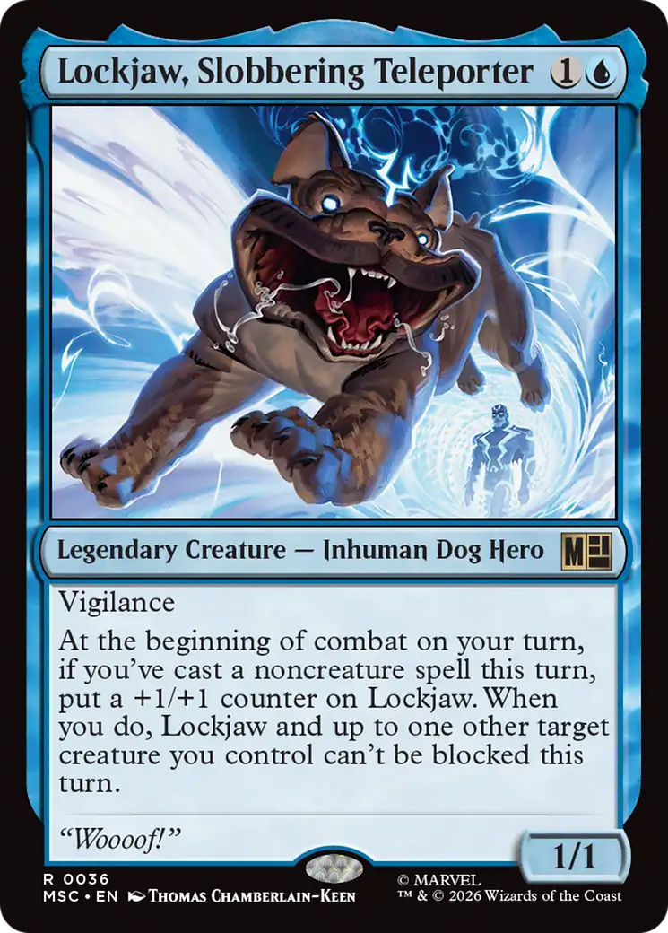 Lockjaw, Slobbering Teleporter (Surge Foil) [Marvel Super Heroes Commander] | Lots Moore NSW