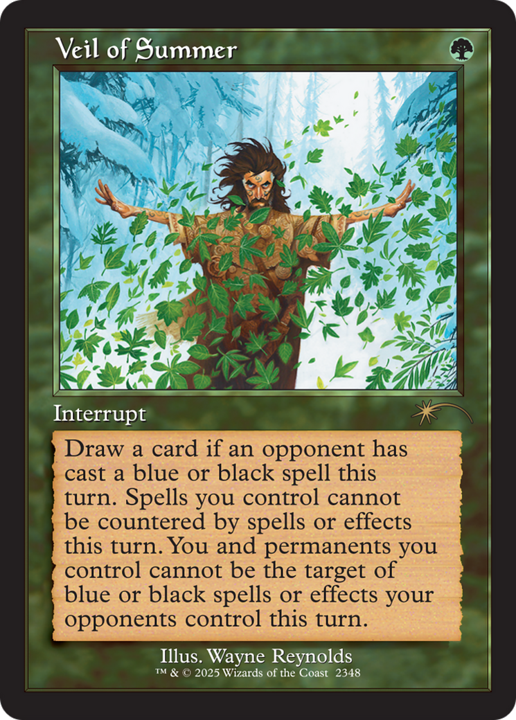 Veil of Summer (2348) [Secret Lair Drop Series] Magic: The Gathering | Lots Moore NSW