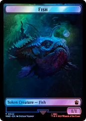 Fish // Clue (0053) Double-Sided Token (Surge Foil) [Doctor Who Tokens] | Lots Moore NSW