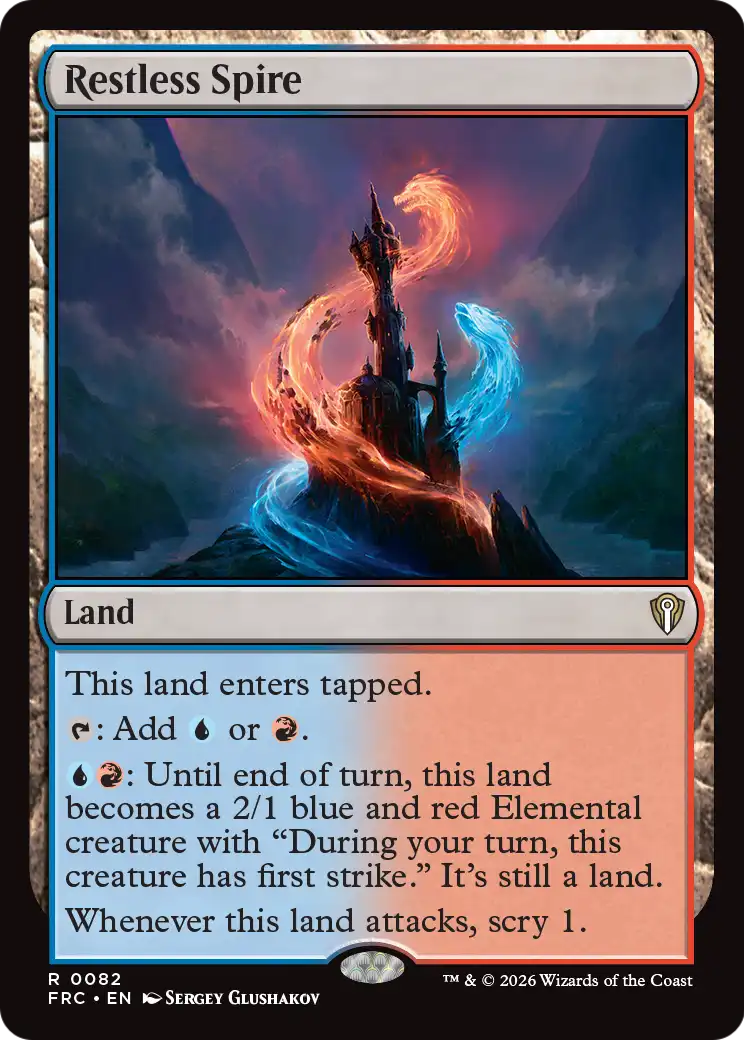Restless Spire [Reality Fracture Commander] | Lots Moore NSW