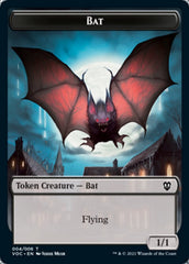 Blood // Bat Double-Sided Token [Innistrad: Crimson Vow Commander Tokens] | Lots Moore NSW