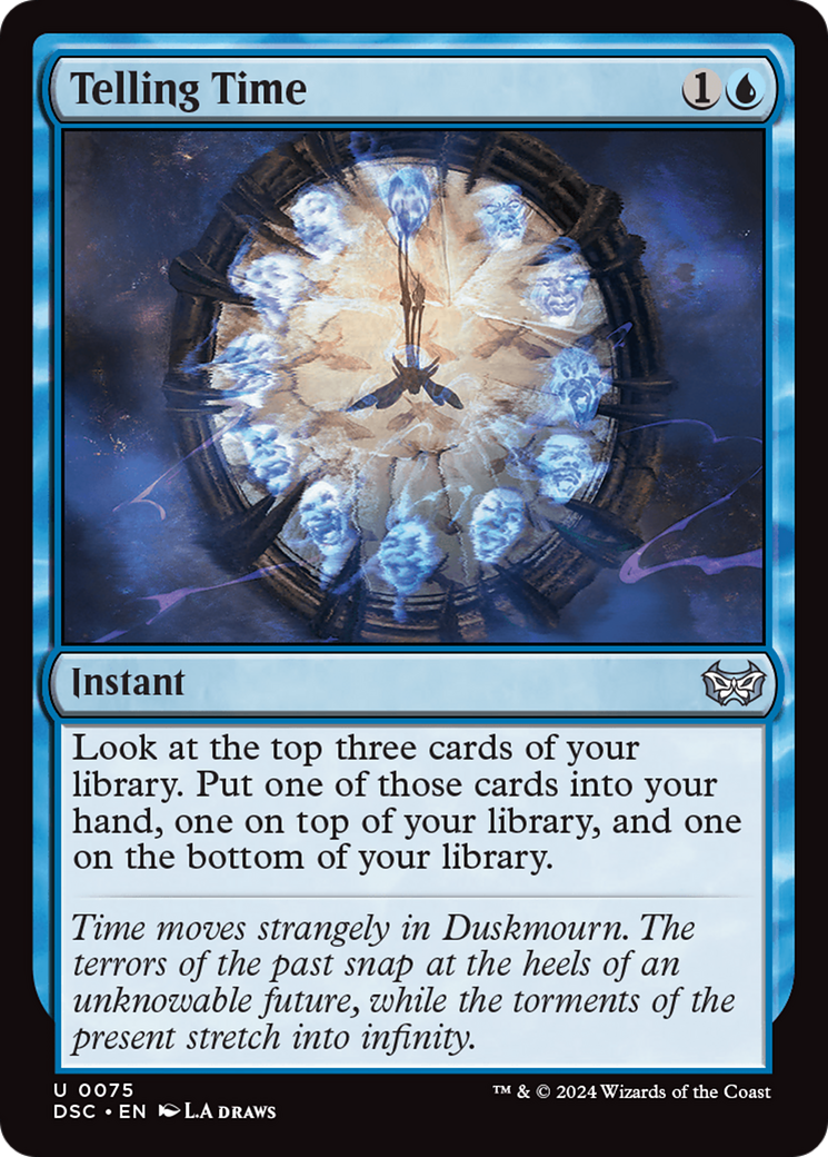 Telling Time [Duskmourn: House of Horror Commander] | Lots Moore NSW