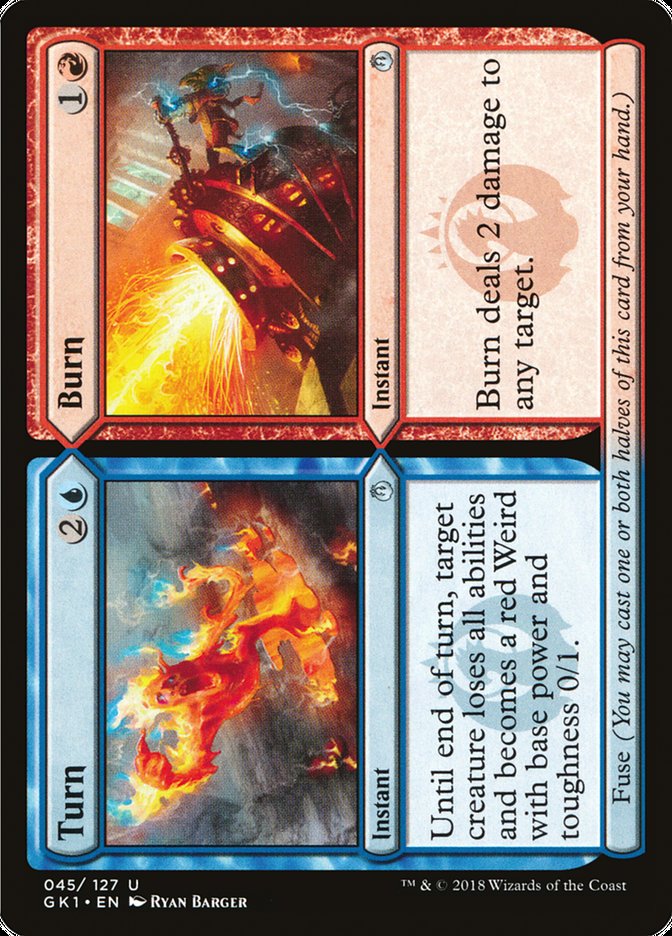 Turn // Burn [Guilds of Ravnica Guild Kit] | Lots Moore NSW