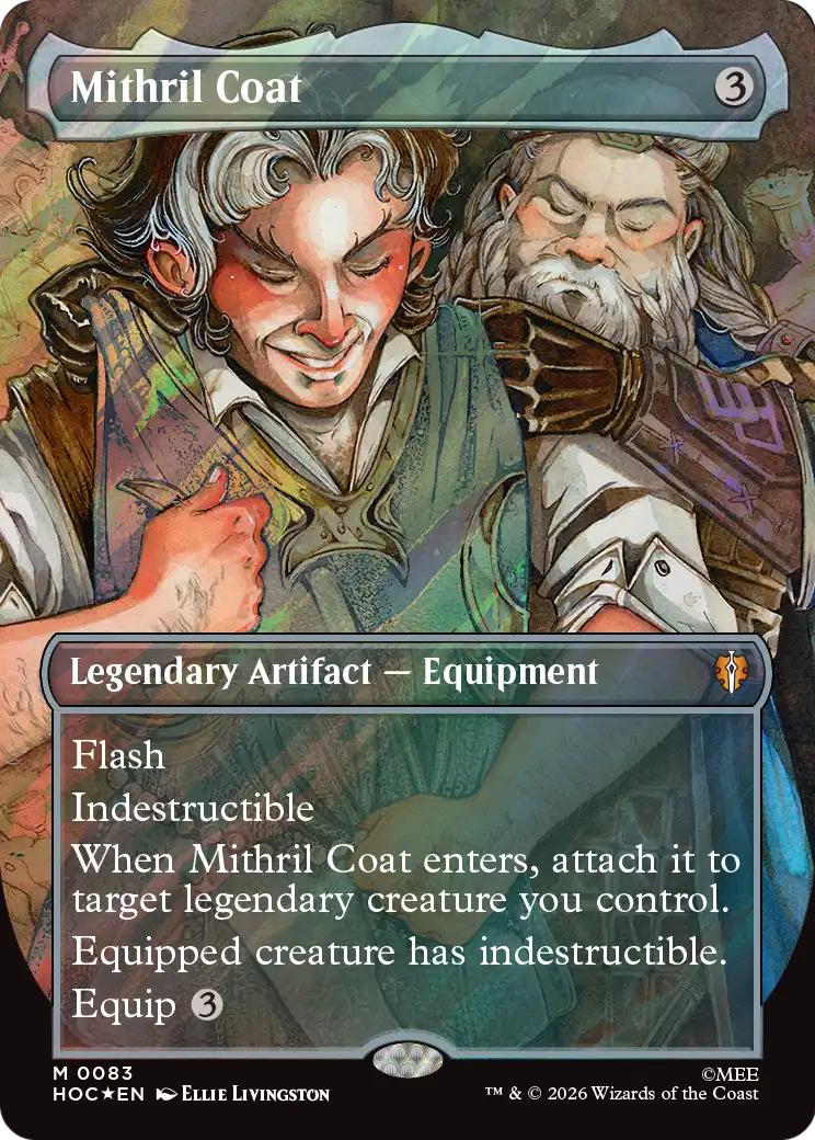 Mithril Coat (Borderless) (Surge Foil) [The Hobbit: Eternal-Legal] - Lots Moore NSW | Lots Moore NSW
