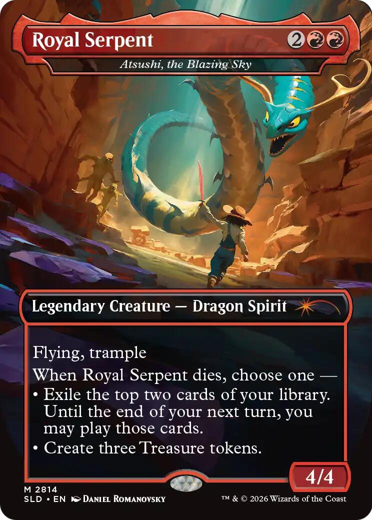 Royal Serpent - Atsushi, the Blazing Sky [Secret Lair Drop Series] - Lots Moore NSW | Lots Moore NSW
