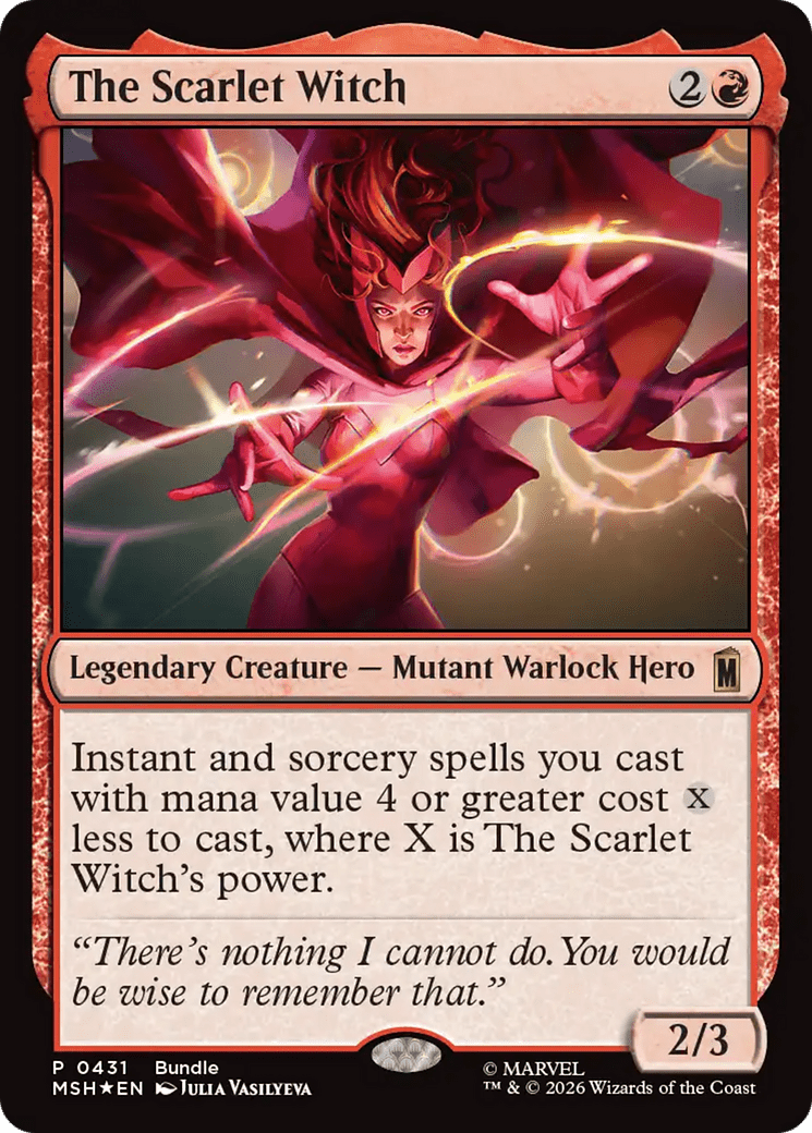The Scarlet Witch (Bundle) [Marvel Super Heroes Promos] - Lots Moore NSW | Lots Moore NSW