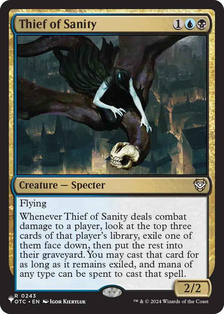 Thief of Sanity [The List] - Lots Moore NSW | Lots Moore NSW