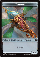 Thopter // Phyrexian Germ Double-Sided Token [Foundations Commander Tokens] - Lots Moore NSW | Lots Moore NSW
