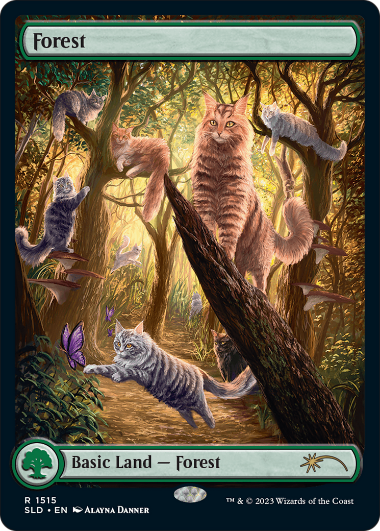 Forest (1515) [Secret Lair Commander Deck: Raining Cats and Dogs] | Lots Moore NSW