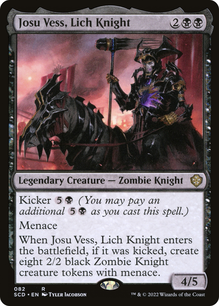 Josu Vess, Lich Knight [Starter Commander Decks] | Lots Moore NSW
