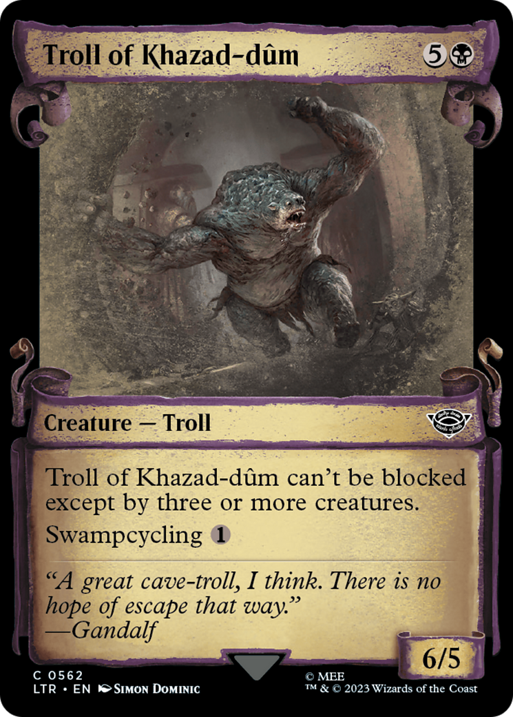 Troll of Khazad-dum [The Lord of the Rings: Tales of Middle-Earth Showcase Scrolls] | Lots Moore NSW