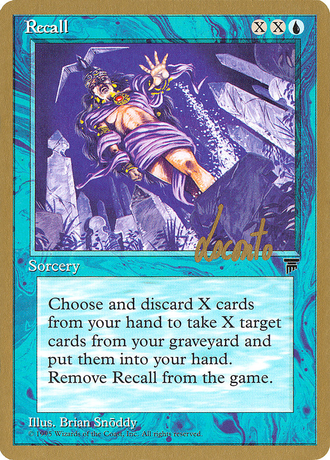 Recall (Michael Loconto) [Pro Tour Collector Set] | Lots Moore NSW
