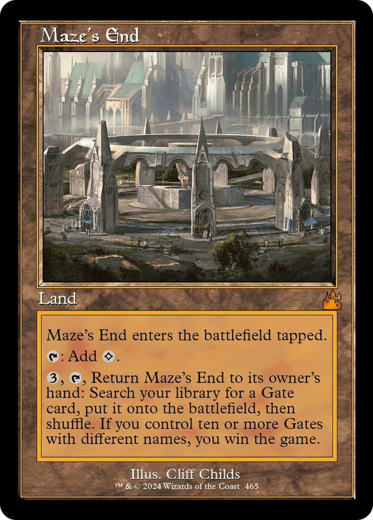 Maze's End (Retro Frame) [Ravnica Remastered] | Lots Moore NSW