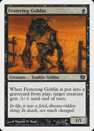 Festering Goblin [Ninth Edition] | Lots Moore NSW
