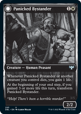 Panicked Bystander // Cackling Culprit [Innistrad: Double Feature] | Lots Moore NSW