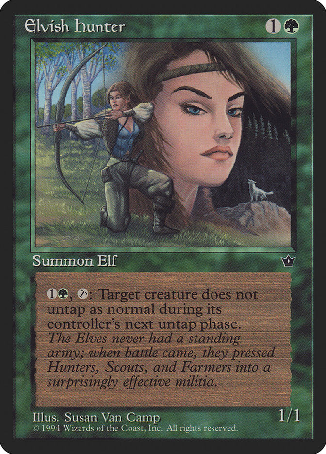 Elvish Hunter (Susan Van Camp) [Fallen Empires] | Lots Moore NSW