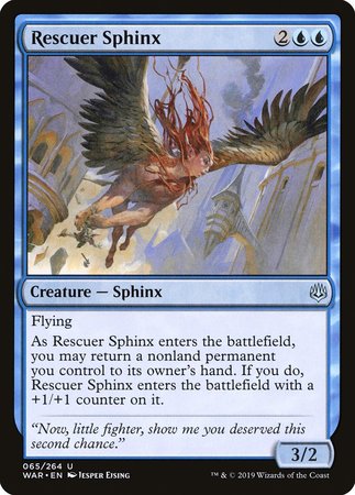 Rescuer Sphinx [War of the Spark] | Lots Moore NSW