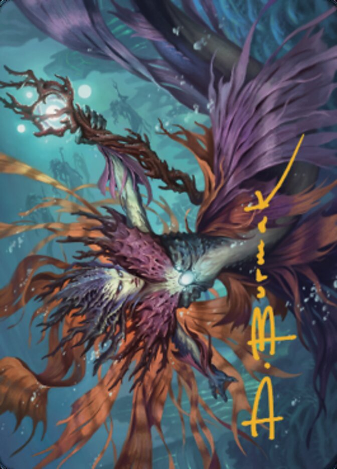 Vodalian Hexcatcher Art Card (Gold-Stamped Signature) [Dominaria United Art Series] | Lots Moore NSW