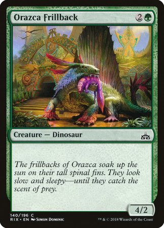 Orazca Frillback [Rivals of Ixalan] | Lots Moore NSW