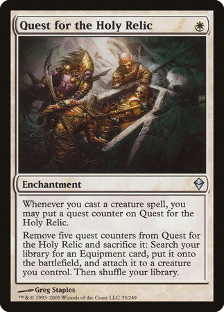 Quest for the Holy Relic [Zendikar] | Lots Moore NSW