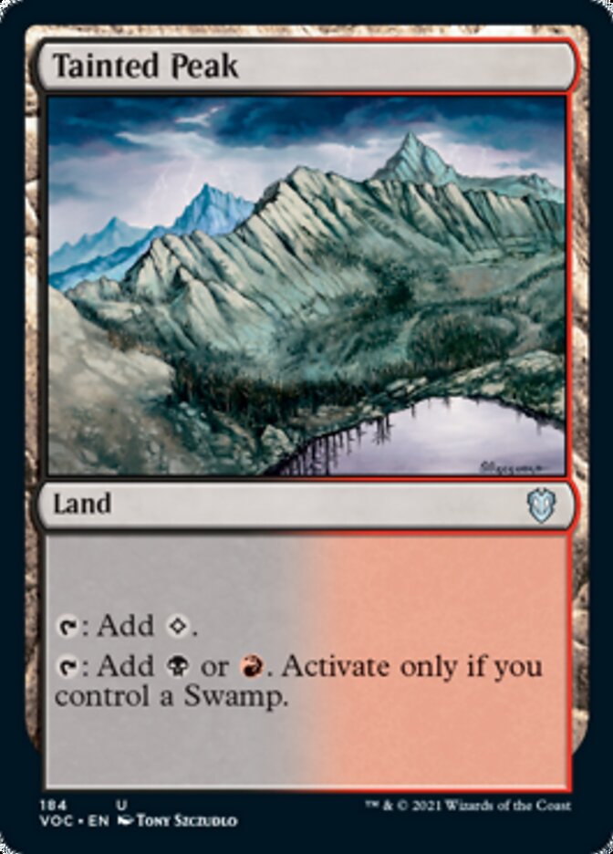 Tainted Peak [Innistrad: Crimson Vow Commander] | Lots Moore NSW