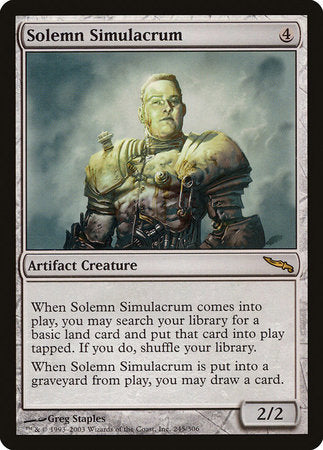 Solemn Simulacrum [Mirrodin] | Lots Moore NSW