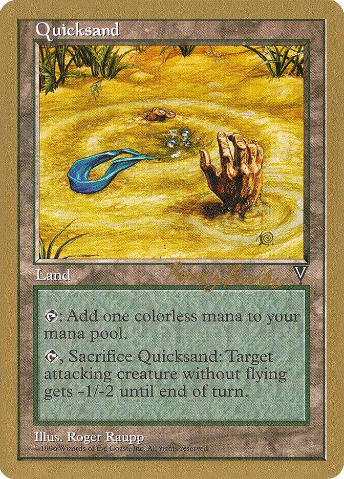 Quicksand (Randy Buehler) [World Championship Decks 1998] | Lots Moore NSW
