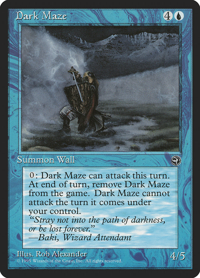 Dark Maze (Baki Flavor Text) [Homelands] | Lots Moore NSW