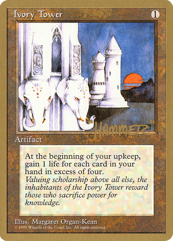 Ivory Tower (Shawn "Hammer" Regnier) [Pro Tour Collector Set] | Lots Moore NSW