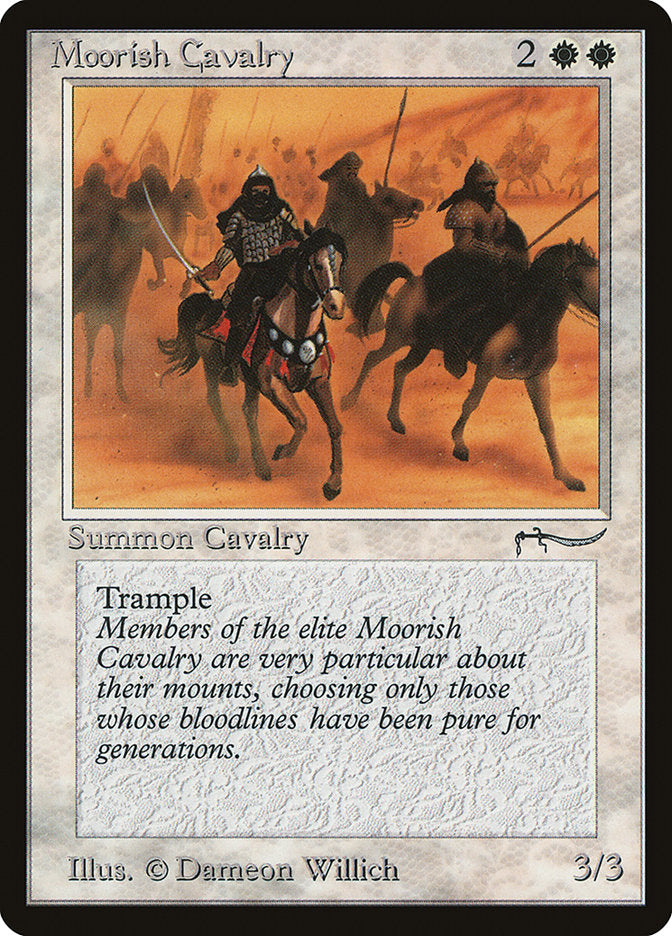 Moorish Cavalry (Light Mana Cost) [Arabian Nights] | Lots Moore NSW