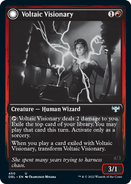 Voltaic Visionary // Volt-Charged Berserker [Innistrad: Double Feature] | Lots Moore NSW