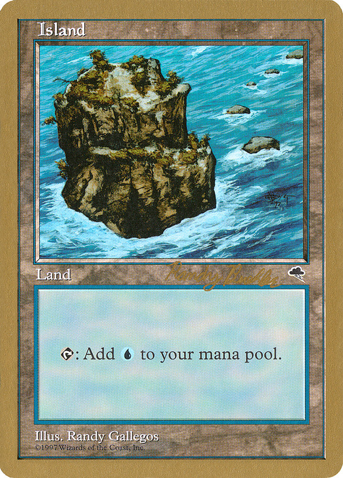 Island (rb335) (Randy Buehler) [World Championship Decks 1998] | Lots Moore NSW
