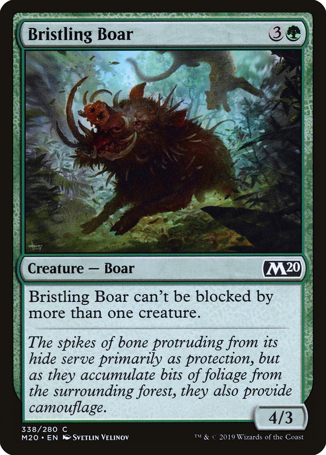 Bristling Boar [Core Set 2020] | Lots Moore NSW