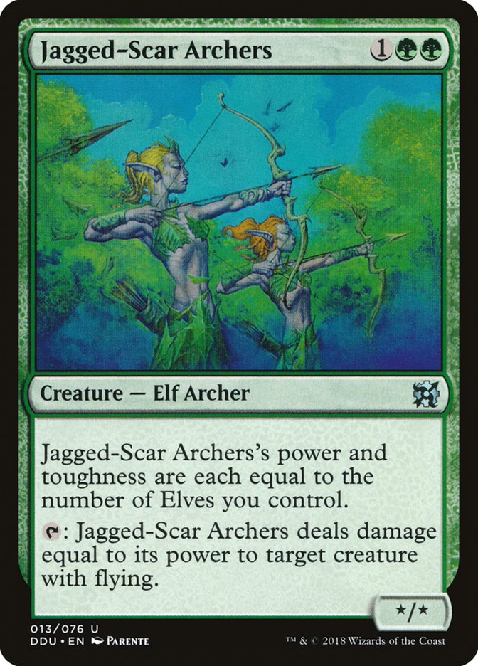 Jagged-Scar Archers [Duel Decks: Elves vs. Inventors] | Lots Moore NSW