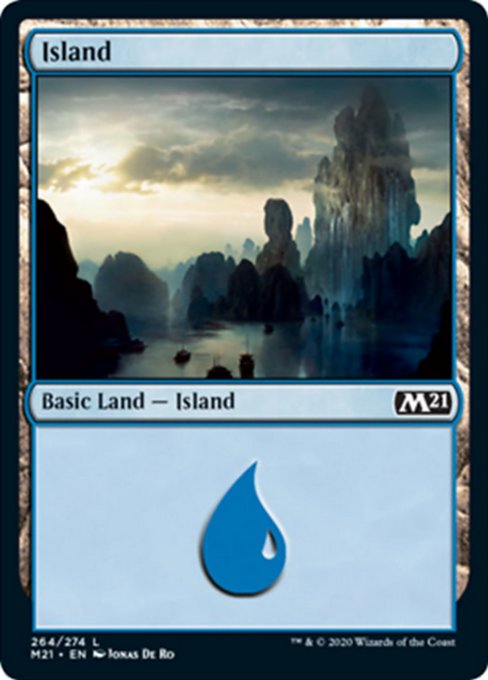 Island (264) [Core Set 2021] | Lots Moore NSW