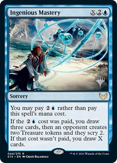 Ingenious Mastery (Promo Pack) [Strixhaven: School of Mages Promos] | Lots Moore NSW